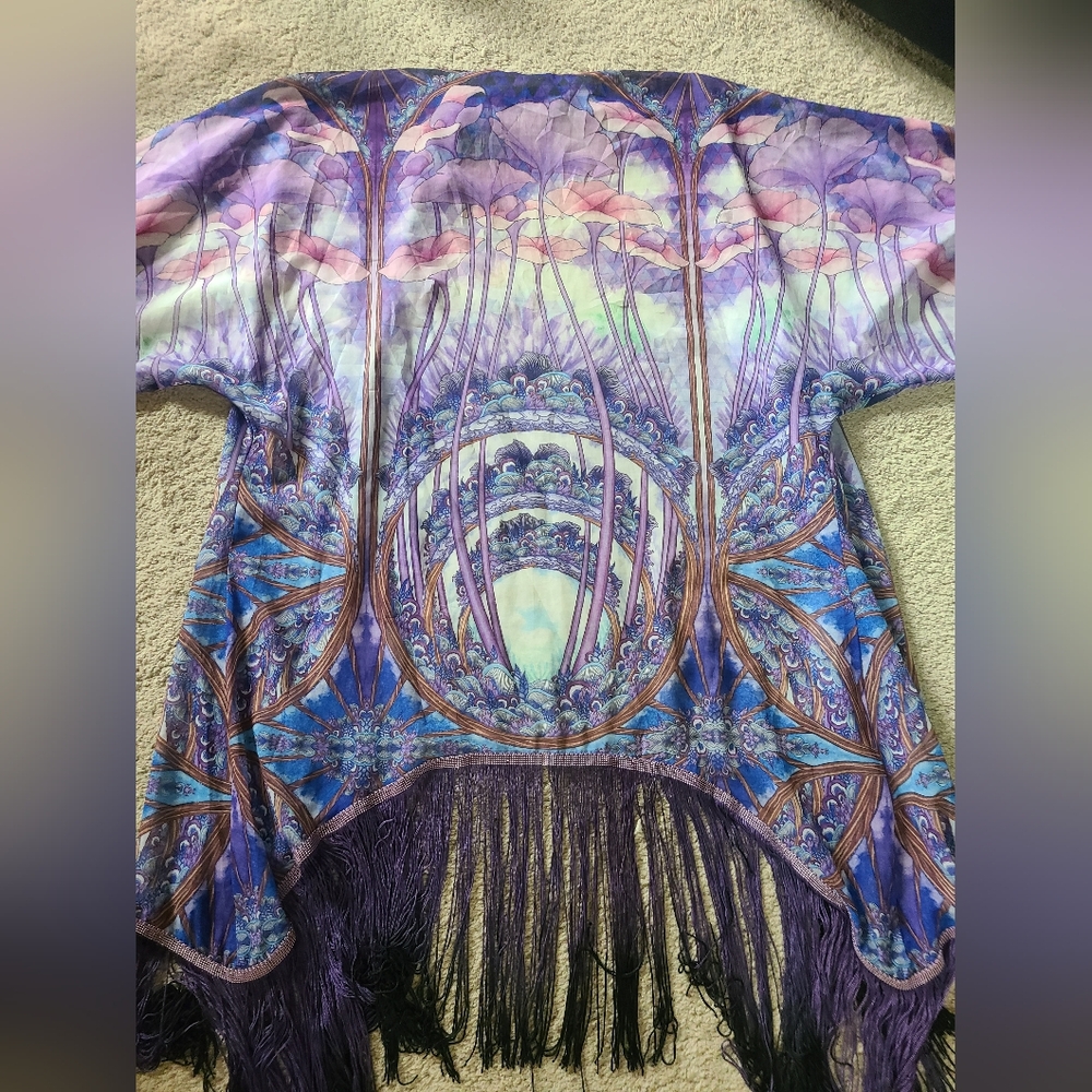 Warrior Within Fringe Kimono